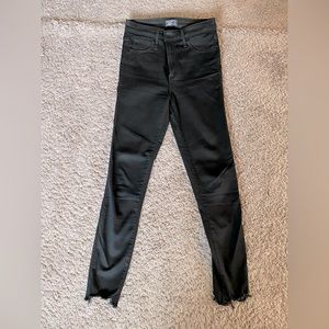Abercrombie - Black Skinny Jeans with Raw hem